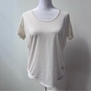 Nike Women's Off-White Short Sleeve Tee